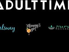 מיה אוונס נהנית מזרימה חמה אחרי משחק חושני