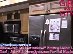 Wow! Lenna Lux sebagai jururawat malam nakal beri arahan lancap liar di belakang tabir!