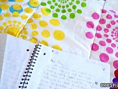 18+ teen forfører stjefar med behåret fisse