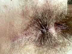 فتيش المؤخرة المشعرة يقترب من الجانب البري للفتيات الهواة في العمل