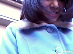 ثلاثية يابانية غير محظورة مع اختراق مزدوج من مانكو88