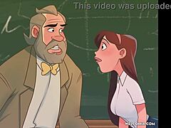 that slutty college student gets wild in naughty home animation