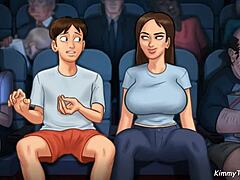 Kolegyně jezdí na obrovském ptákovi v parném pokoji na koleji