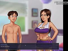 Kommer indeni varm teen roommate på kam i sexede gameplay øjeblikke