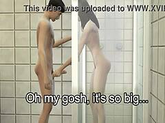 Stedbror knepper sin stedssøster hårdt efter en hed diskussion