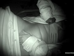 Hey, caught this horny teen girl touching herself outside at night!