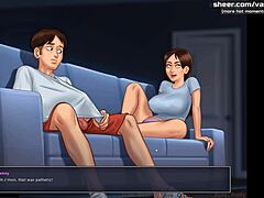 Сексуальная соседка делает горячий минет и футджоб на камеру. Мои лучшие моменты летней саги!