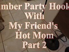 Slumber party turns steamy with my friend's hot mom Syren De Mer