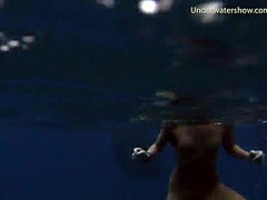 Sea adventures with Bulgarian teen underwater on Tenerife