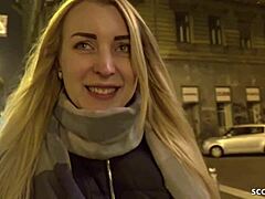 18-letnia Amaris ostro rżnięta na niemieckim castingu