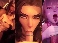 3D HMV 色情场景合辑在此叙述中展开