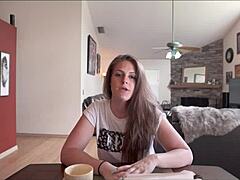 Poolside massage turns steamy with sexy step aunt Clover Baltimore