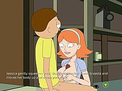 Rick és Morty hentai Beth-szel és Summerrel, olyan vad! 😍