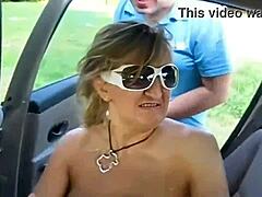 My cuckold watches me with another guy. Want to join, Maria?