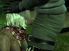 야, 이 와일드 헨타이 레지던트 이블 4 리메이크 애슐리 3D 애니메이션 봐!