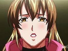 Йо, эта хентай-милфа принимает грубое двойное проникновение без цензуры!