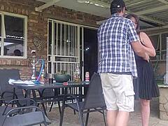 Neighbour’s Wife Gets Outdoor Upskirt Fuck While Husband’s at Work.