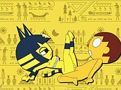 Originální animace Ankha přináší divoký hentai náboj