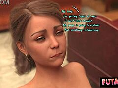 Futa3dx Retssals Drama Eksploderer Til En Dampende Futanari Threesome Med Saftig Action