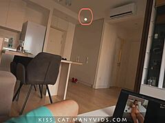 step mom stays quiet while i strip her with an app and bang her in shared bed.