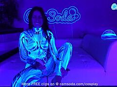 Watch This Sexy Teen Blow Huge Cock In Costume!