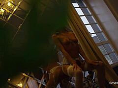 Amazing skinny teen 18+ displays her body in Stasyq video