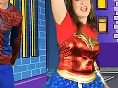 alyssa from bounce patrol in clothed scene