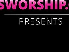 Interracial lesbians tease slender curves