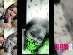 young slut sucking homemade 😈