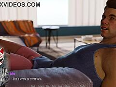 wow, can't believe this milf's huge tits in game action!