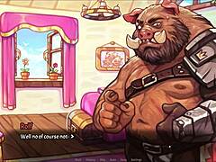 i play my pig princess hentai game pornplay ep 5 and try to pass the massive boar guard for a hot naked bath with the princess