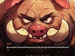 i play my pig princess hentai game pornplay ep 5 and try to pass the massive boar guard for a hot naked bath with the princess