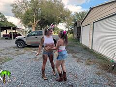 trailer trash stepmom craves big cock cumshot