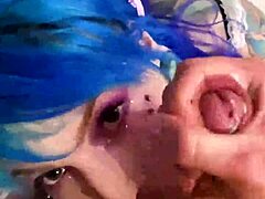 Sloppy Deepthroat Maid Blowjob