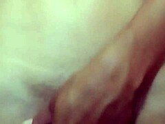 Oh wow, watch this hot babe in lingerie masturbating passionately!