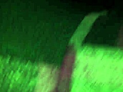 Amateur girlfriend with big ass pounded by monster cock in garage.