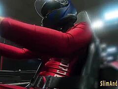 Big booty teen deepthroats and rides cock hard