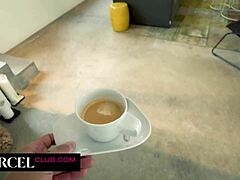 clea gaultier gives morning blowjob