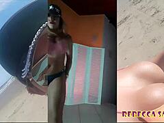 Brazilian star dancing sensually