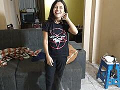 Teaching the art of seduction to young nymph Dany Rio official