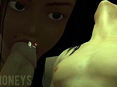 18 year old with braces gives a blowjob and gets a cumshot