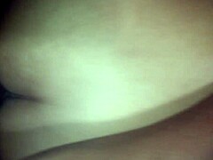 Ebony redbone takes backshot in threesome with big black cock