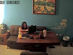 i discover my mom's slut doing webcam with strangers