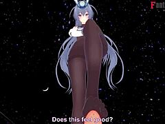 Azur Lane New Jersey Gives Footwork and Handjob in POV