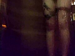 i'm recordin my tinder whore in the shower playin with her big shaved ass