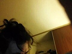 Milf deepthroats massive black monster cock in studio 6 scene three