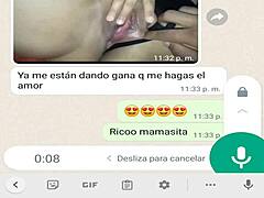 a steamy whatsapp chat unfolds with my wild veneca escort.