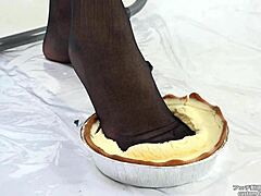 Masturbation with fetish for feet