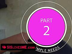 Maya Bjou Flashes Tits for Stepbro's Blowjob Ride