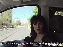 Bella Beretta Stranded Teen Gets Hardcore Cumshot!